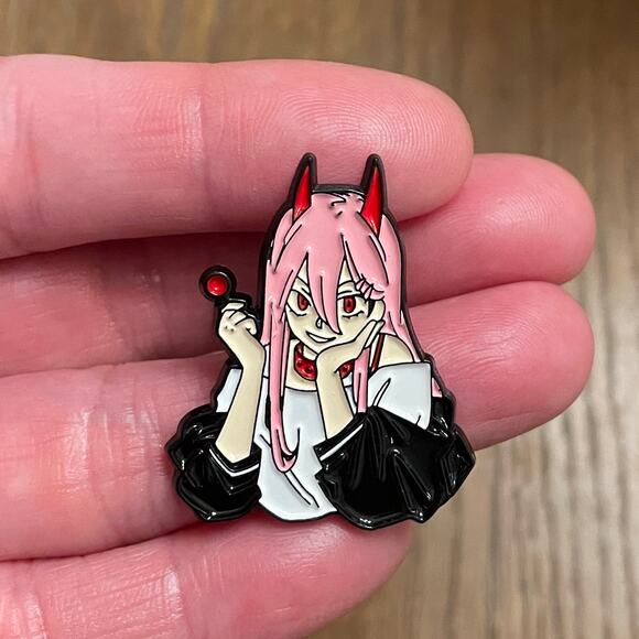 Power - Chainsaw Man Anime Manga Enamel Pins - Picture 1 of 3